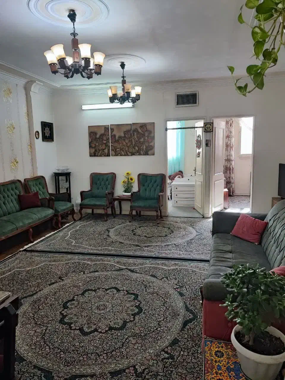 آپارتمان ۶۴ متری_تکواحدی۲خواب_خوش نقشه_بازسازی شده