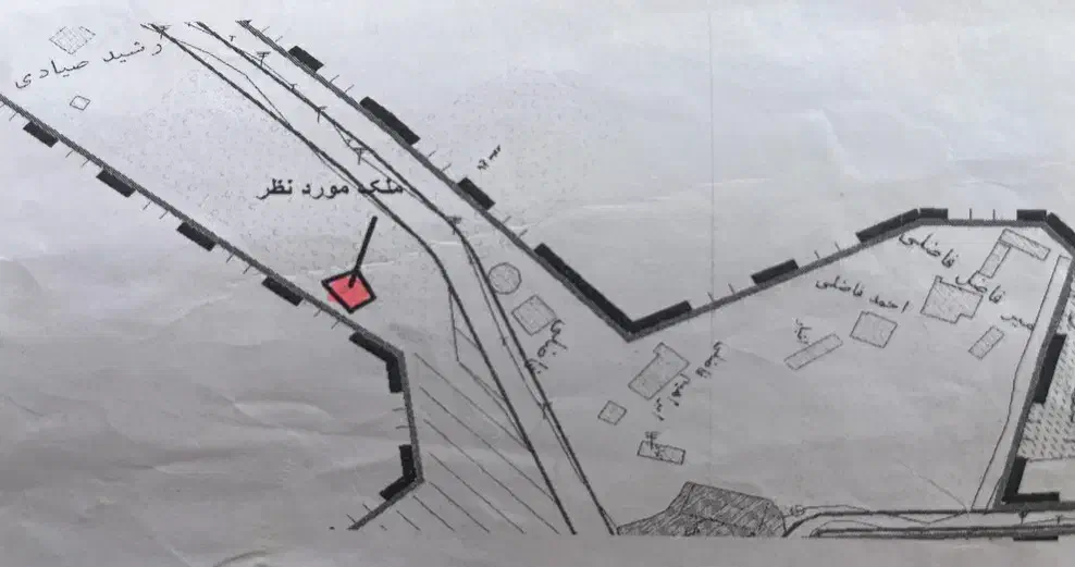 زمین مسکونی 156 متری