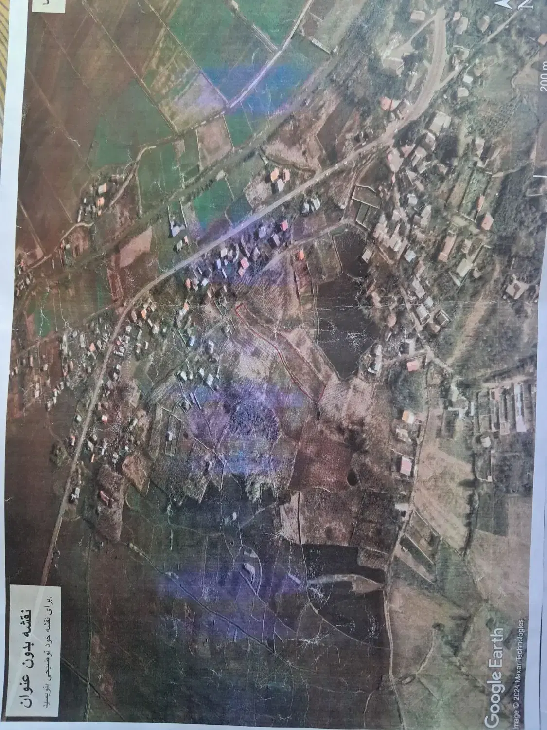 زمین  باغی مسکونی رودبنه روستای امامده