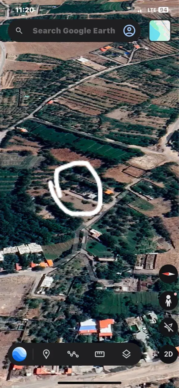باغچه در سرسبز ترین جای چاوان بالاتر از یاغچیان