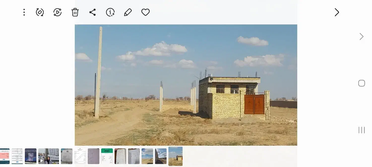 زمین تاکستان داخل بافت خیابان عاشورا