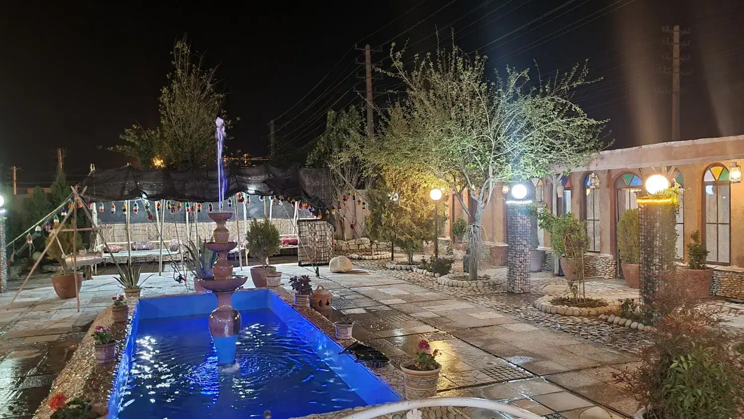 اجاره باغ.  باغچه روزانه