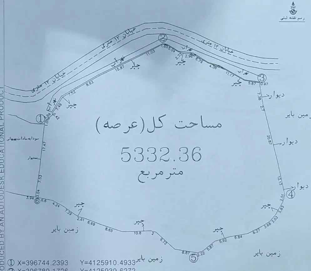 فروش زمین لو ل مان