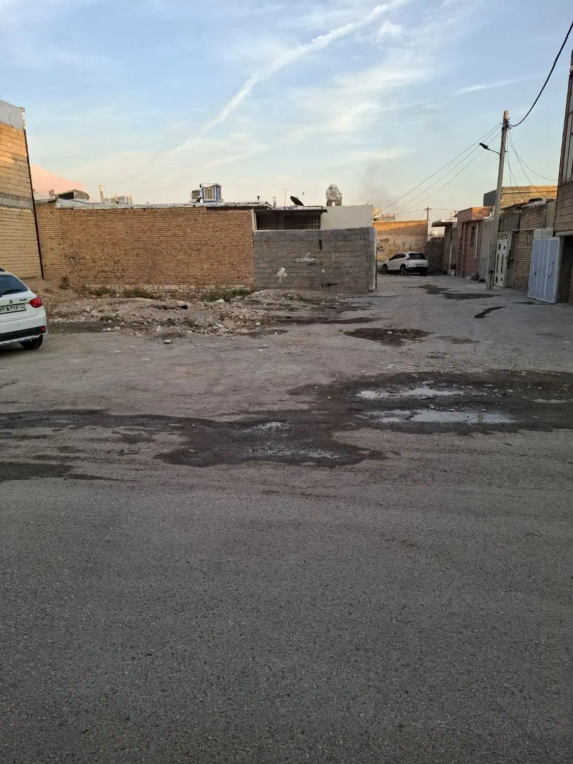 زمین کرناچی مربع دو بر.پایه هاش زده شده