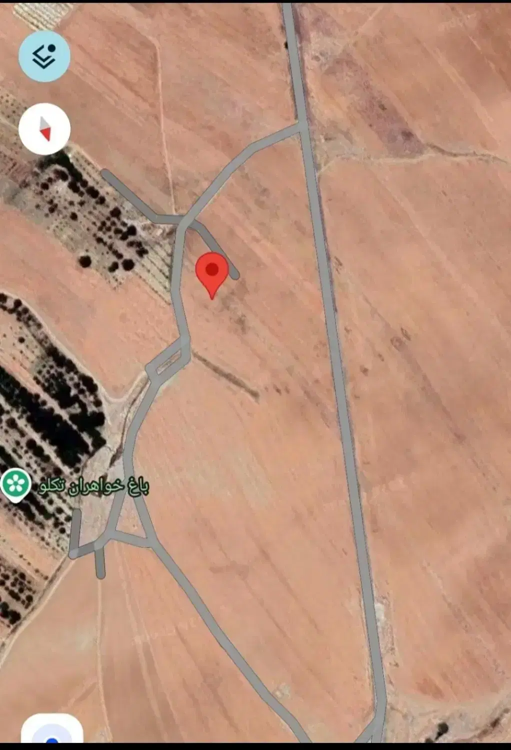 زمین کشاورزی متری صدهزاربراسفالت سی کیلومتری همدان
