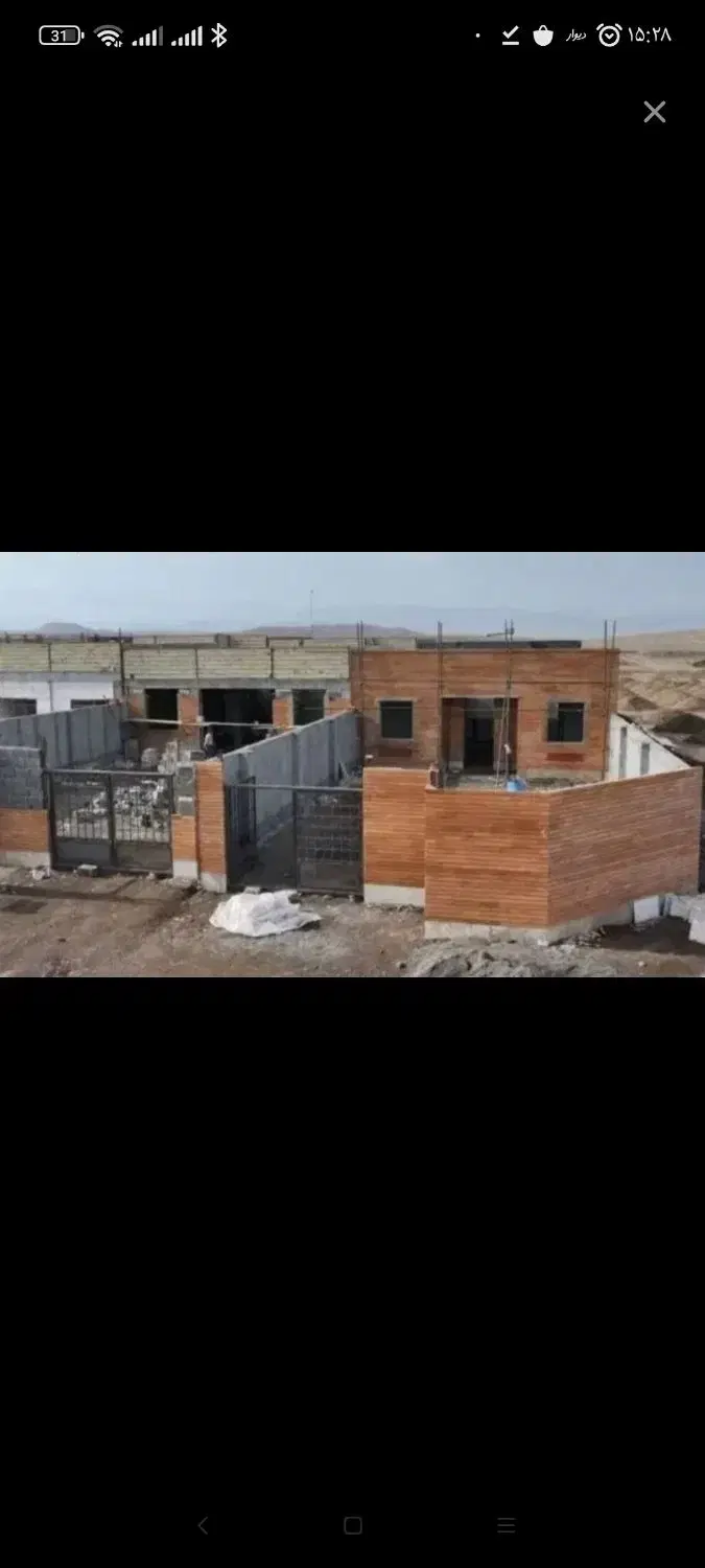 زمین مسکونی ،۱۴۴ متر شسته و رفته