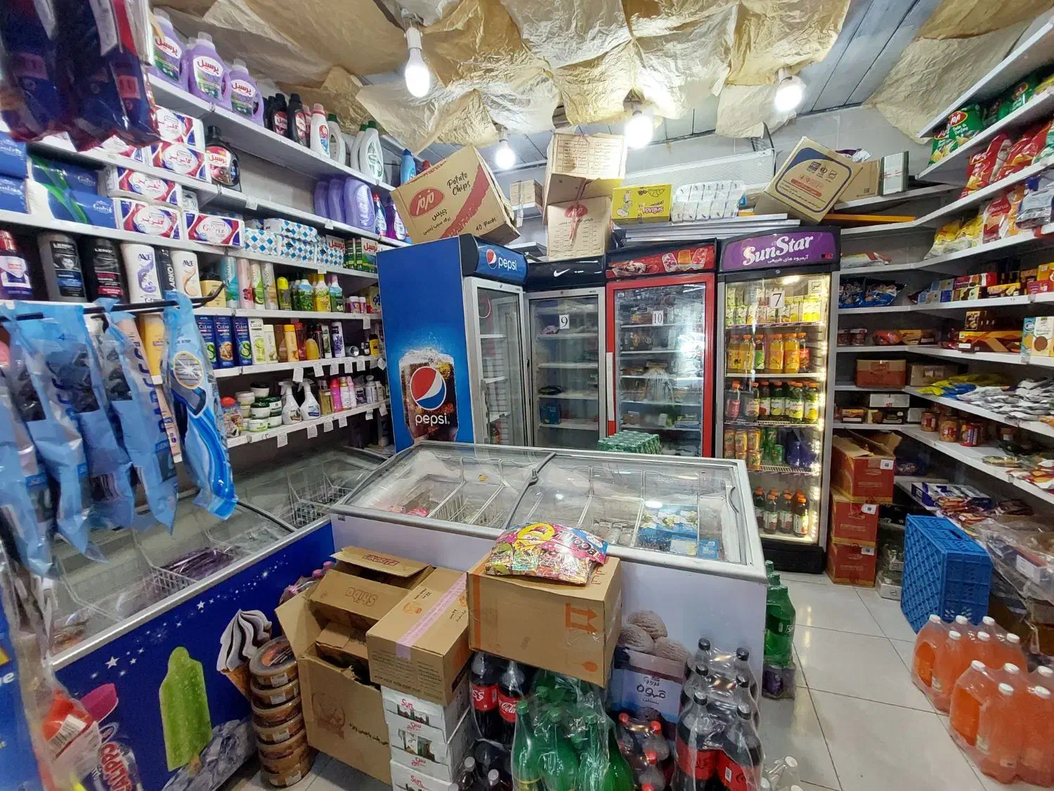 رهن واجاره مغازه سوپر مارکت بر اصلی خیابان مطهری