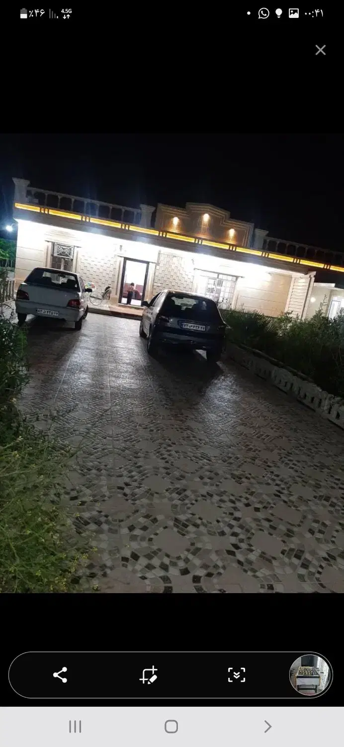 اجاره ویلا باغ دوخوابه دو تخته.