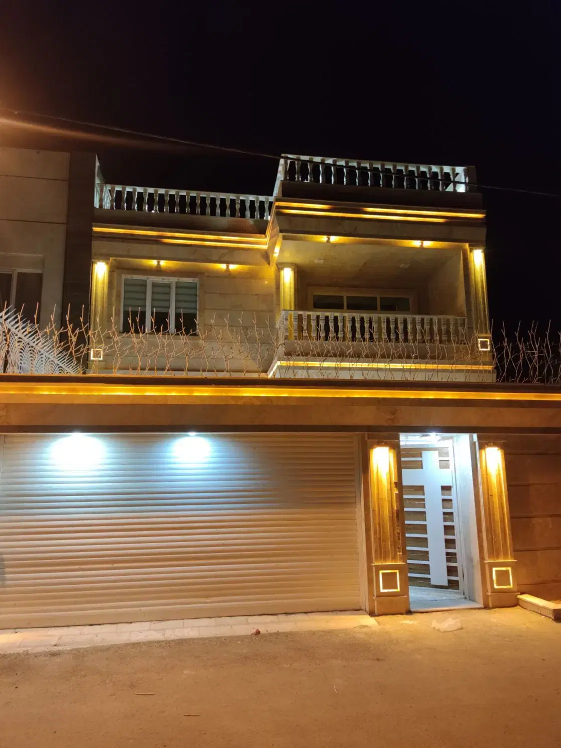 مهداب دو طبقه نیمساز بم سند تک برگ