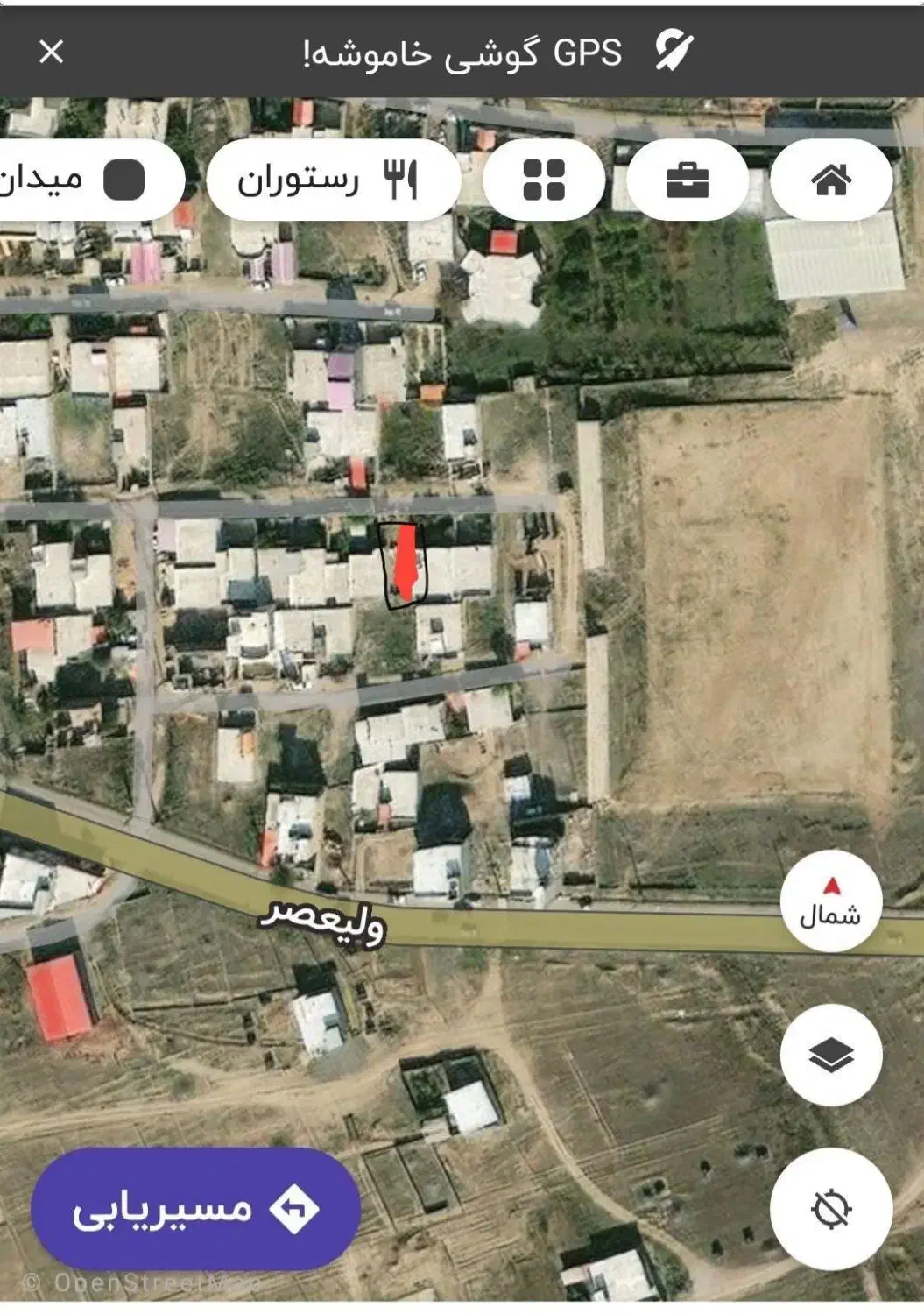 قطعه زمین مسکونی۱۶۸متر