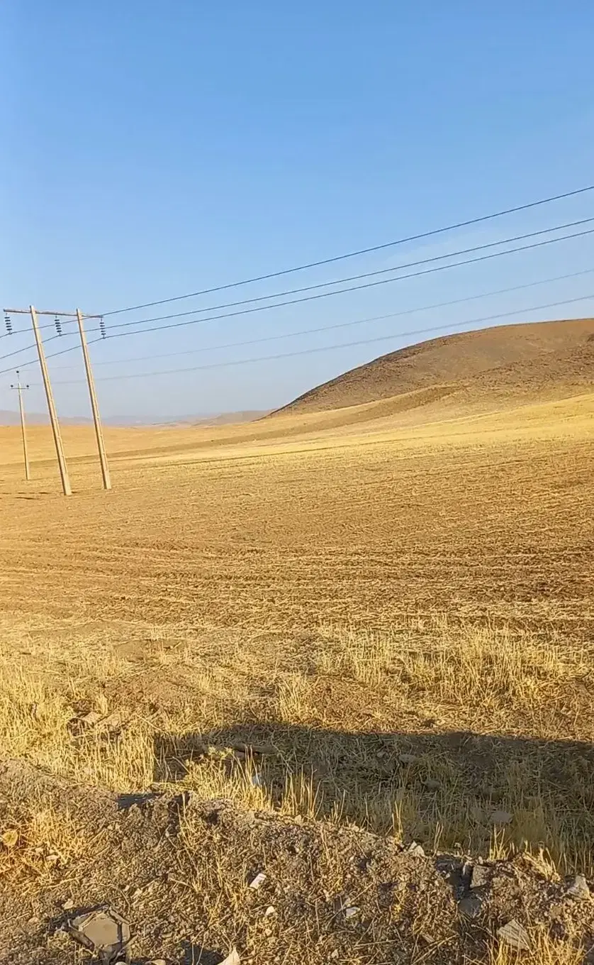 ۲هکتارزمین دیم کشاورزی بحرجاده اصلی
