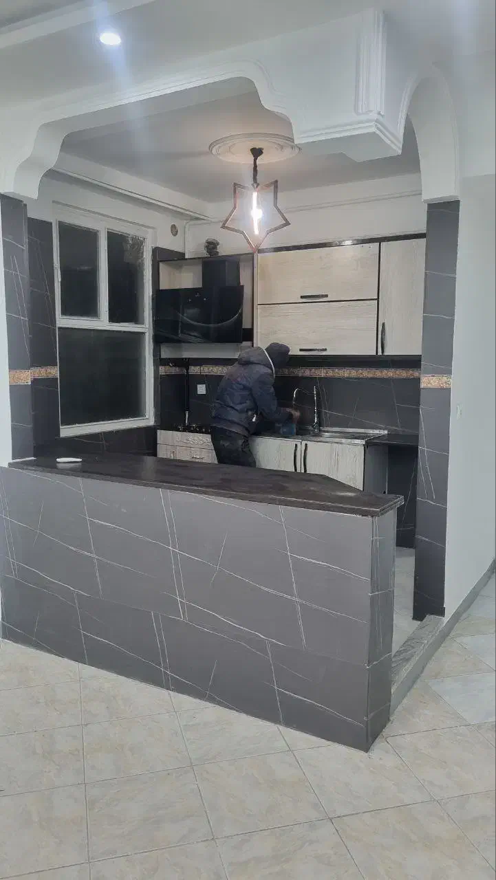 55 متری پذیرایی پنجره دار
