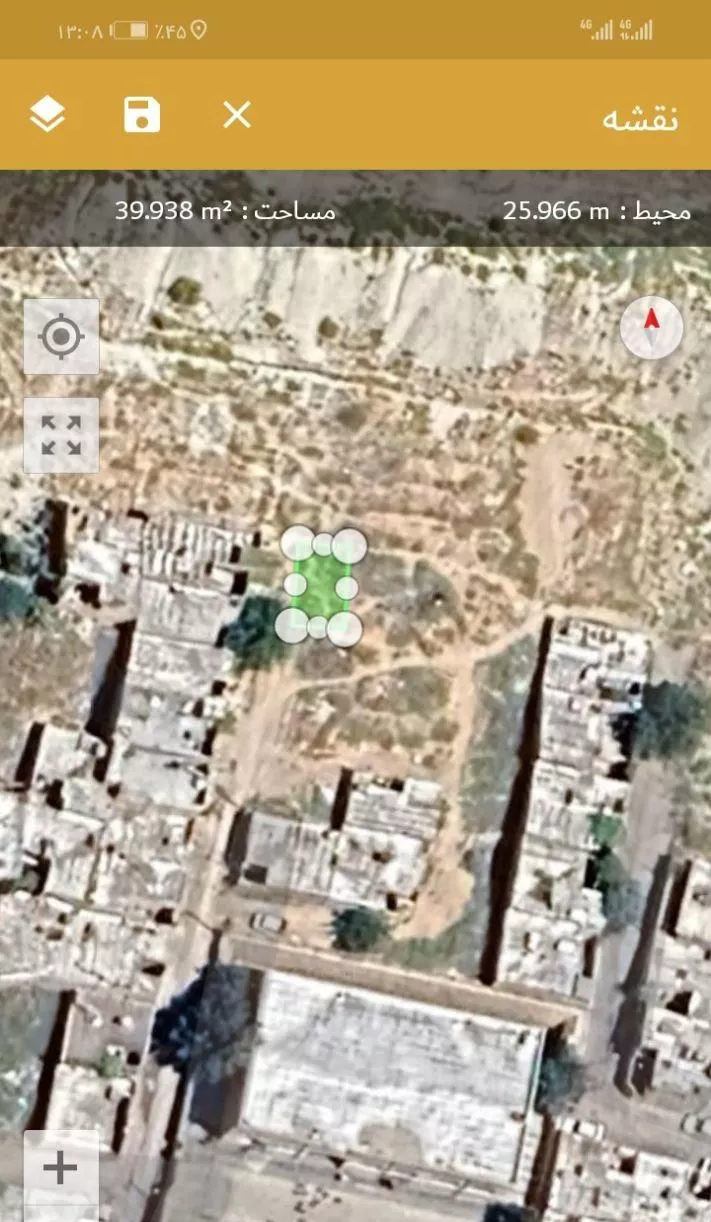 زمین مسکونی واقع در برافتاب سعدی پشت مدرسه صفاییان