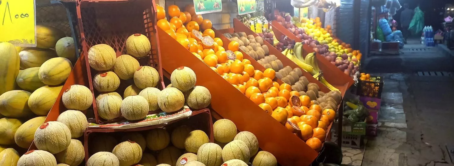 مغازه میوه فروشی ۱۵ متر ۱۳ متر انبار