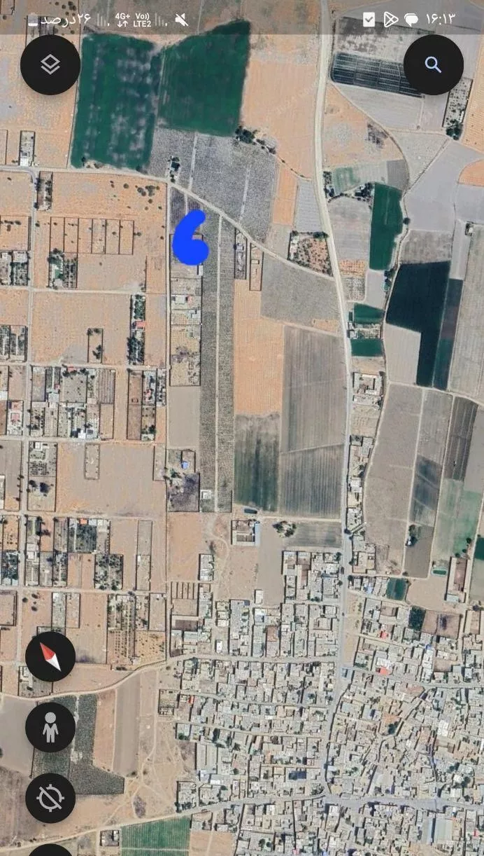 ۲۰۰۰‌ متر زمین محصور شده ظفر آباد
