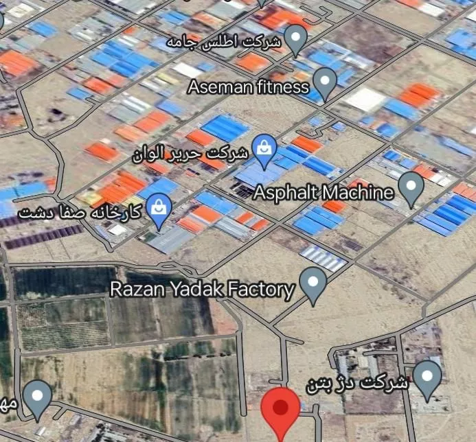 7،300 متر زمین ، شهرک صنعتی صفادشت ، امیراباد