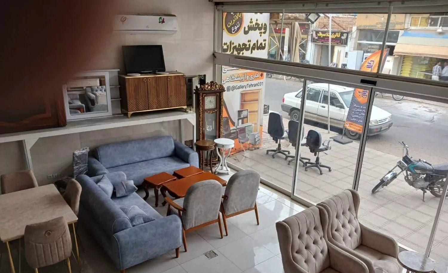 مغازه اجاره ای خیابان شهید صالحی شیک دو طبقه