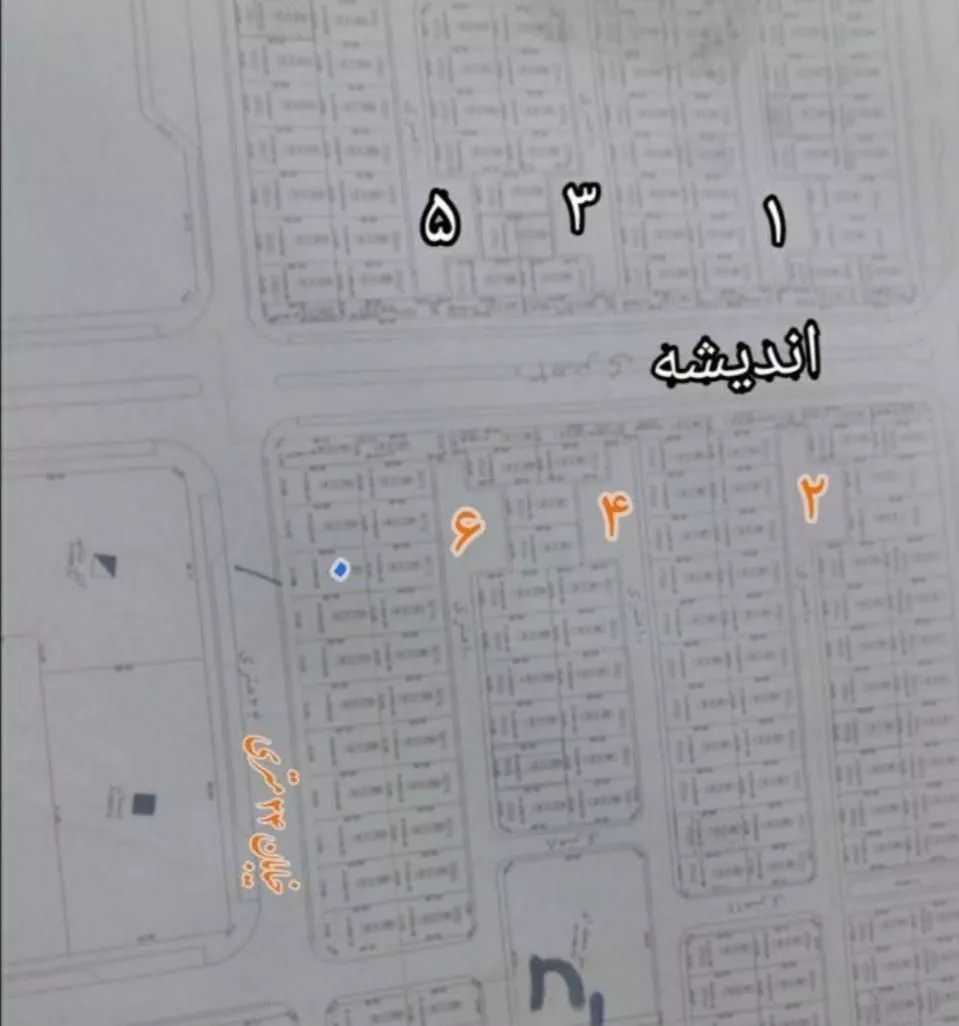 فروش زمین باموقعیت تجاری مسکونی در شهرک جهاد