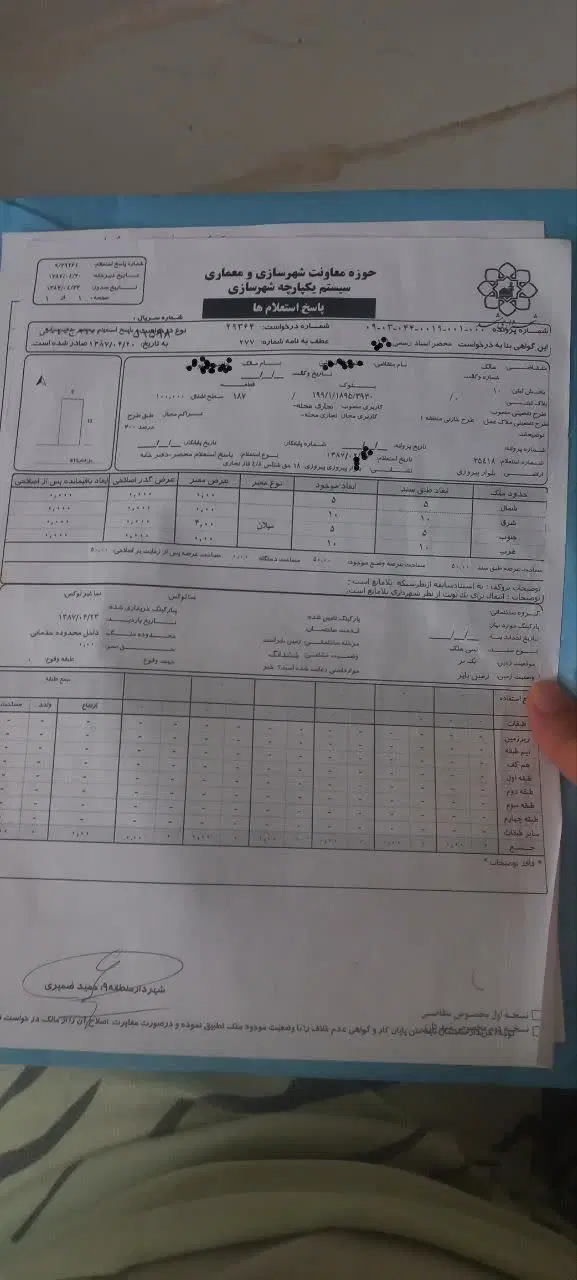 ۵۰ متر زمین تجاری فکوری