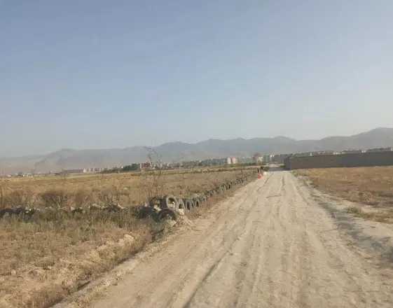 زمین جاده گاز