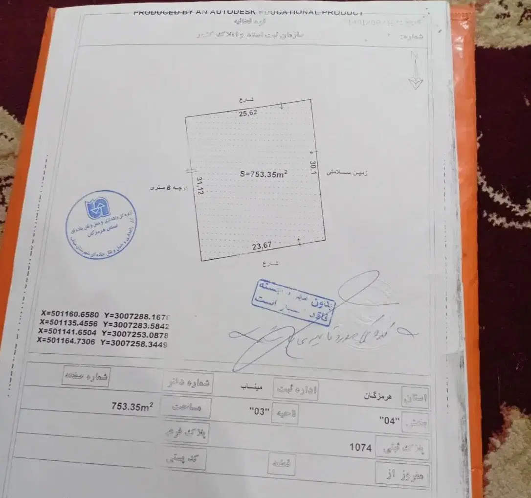 زمین فورشی