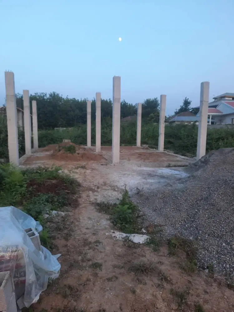 زمین بابنای نیمه ساخت شهری