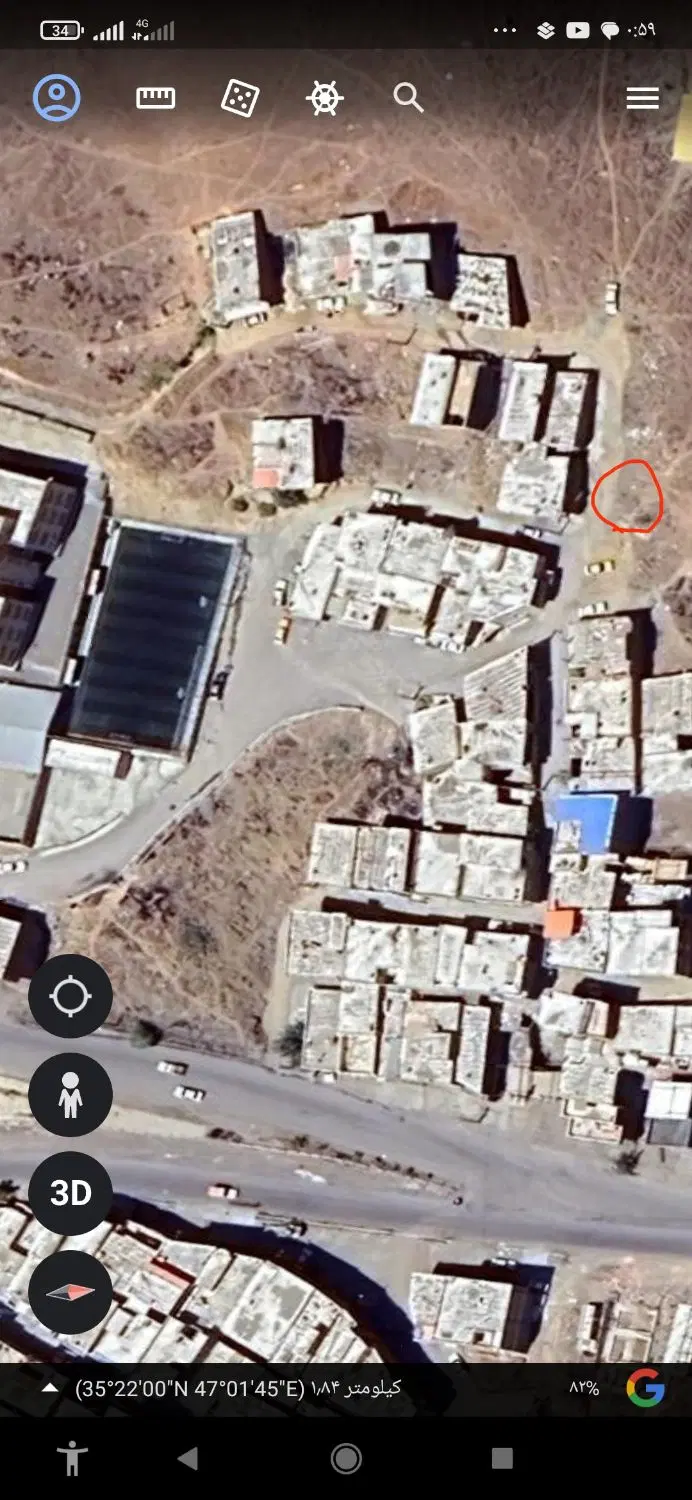 فروش زمین دو نبش ۱۱۰متر ننله