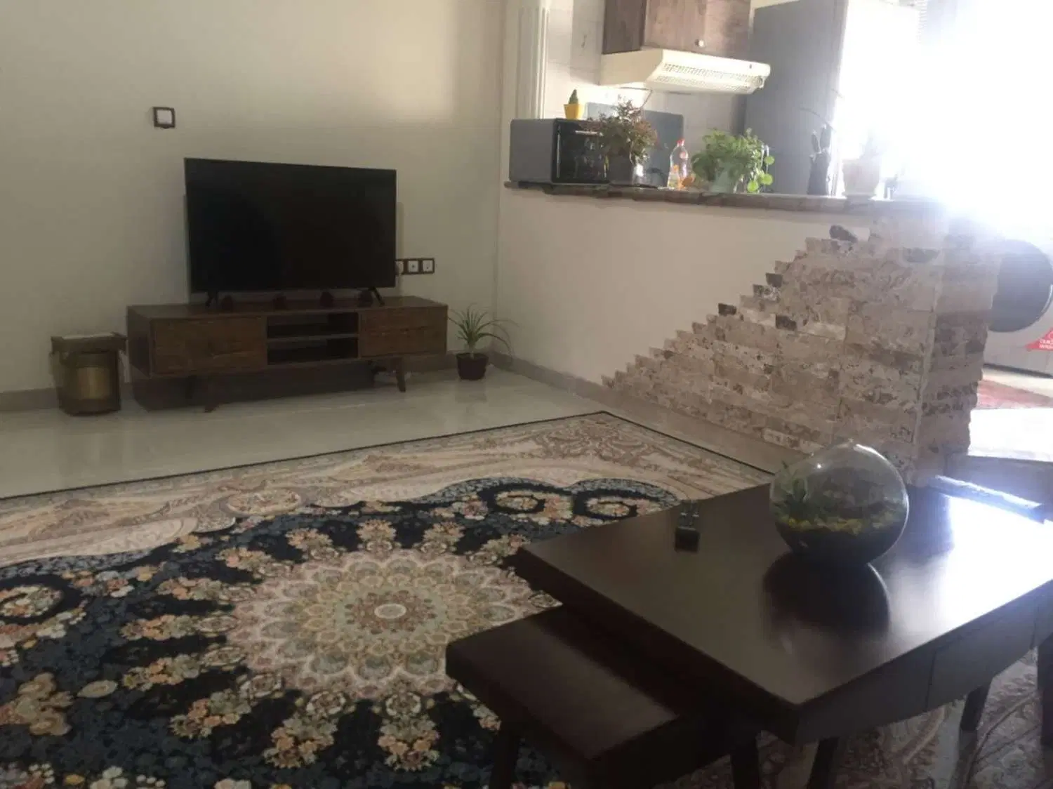 جوادیه اجاره یکخوابه نورگیر کف سرامیک فوری