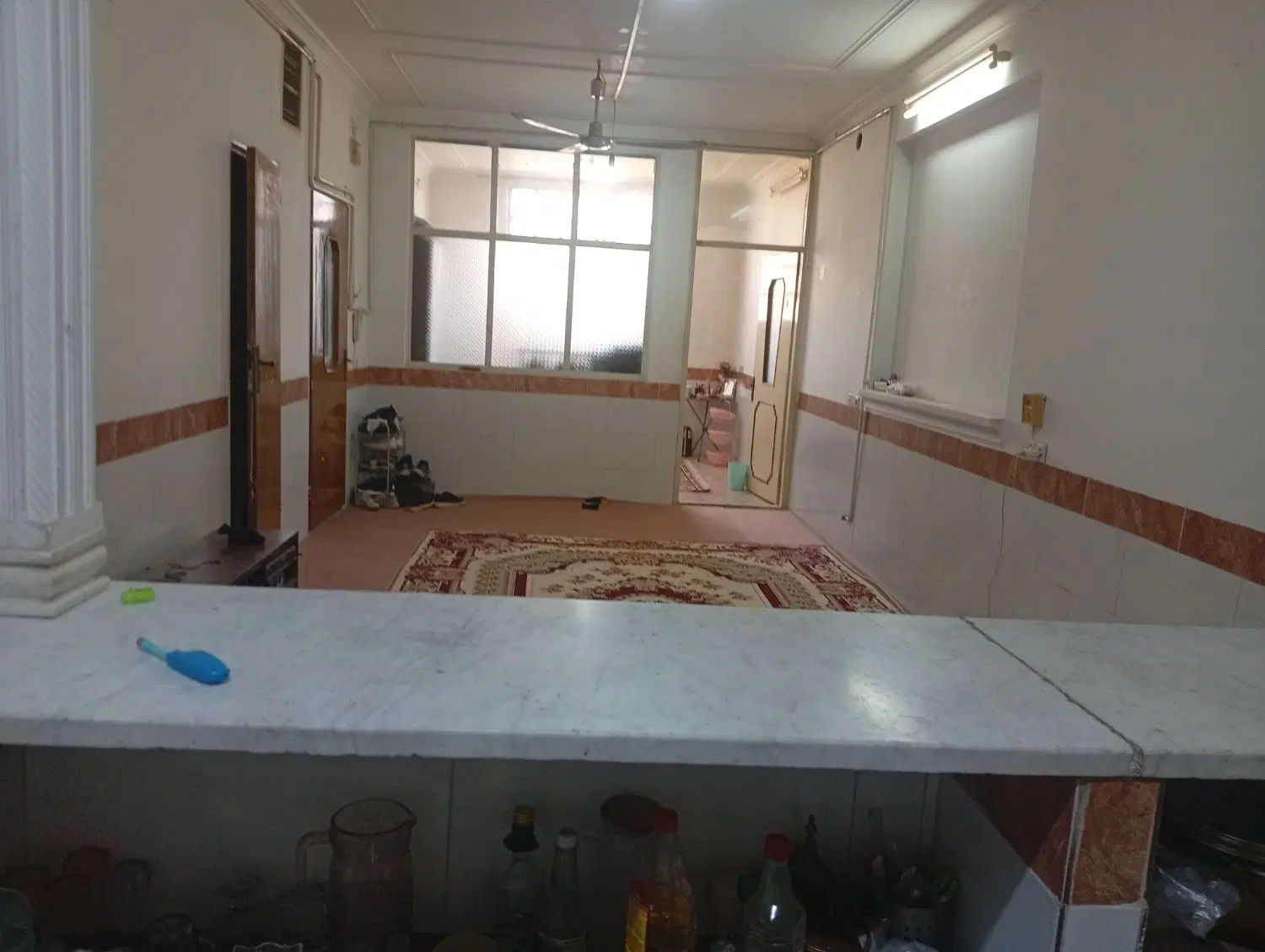 همکف آپارتمان تمیز