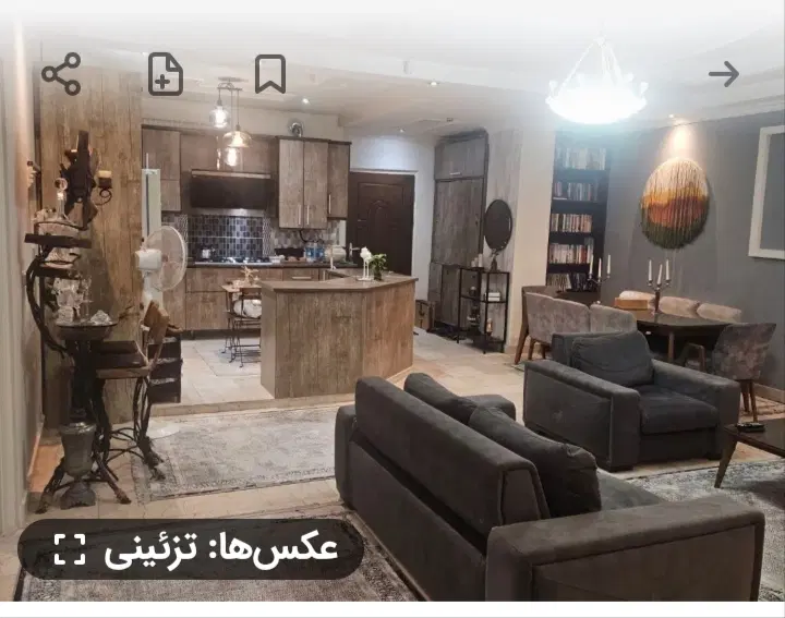 اجاره واحد ۵۰ متری یک خوابه در جنت آباد شمالی