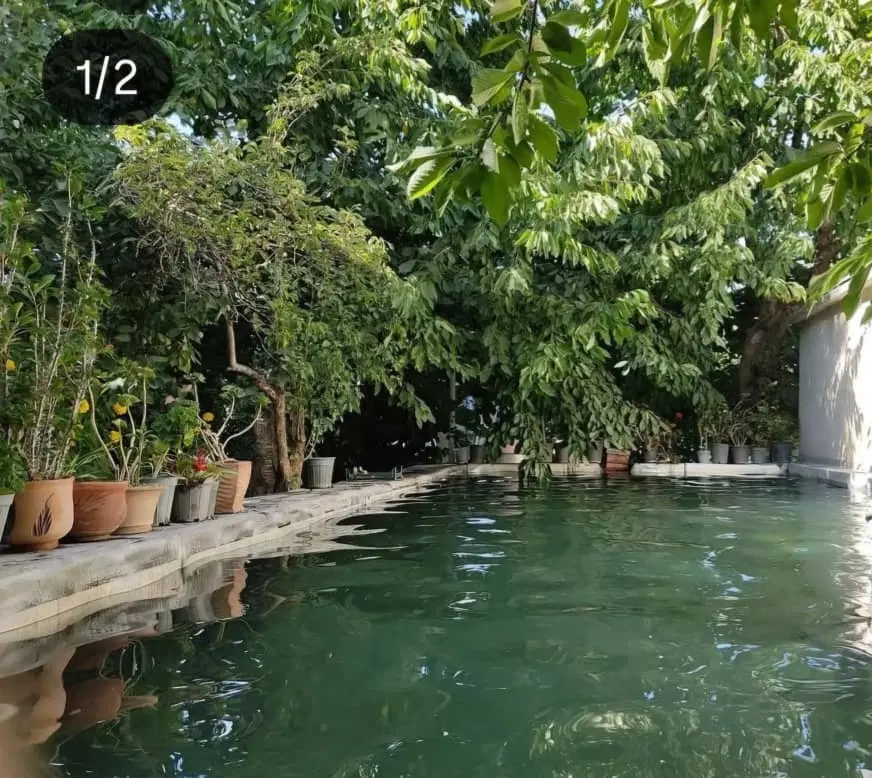 باغ سرسبزو زیبادربهترین منطقه باغهای شهرستان همدان