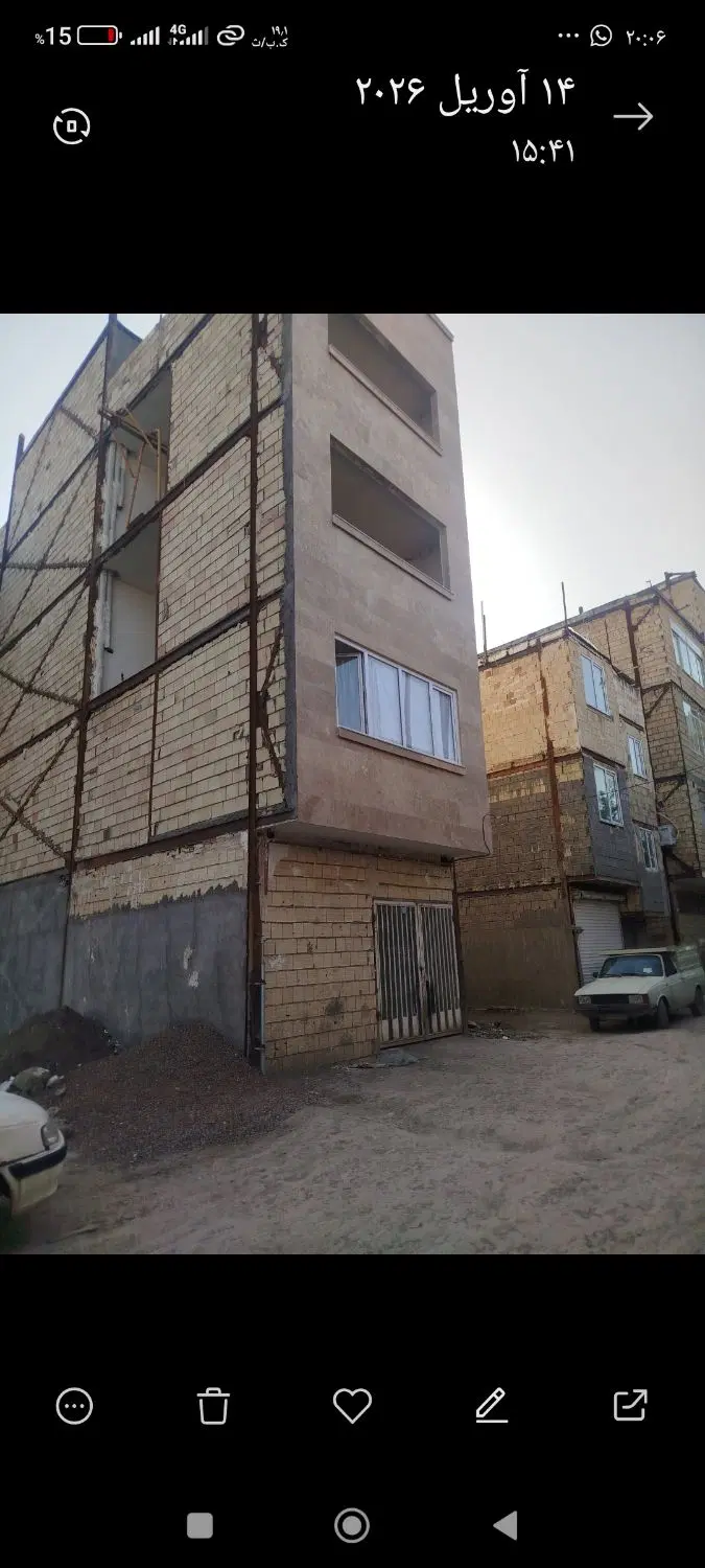 ساختمان 100 متری 4 طبقه
