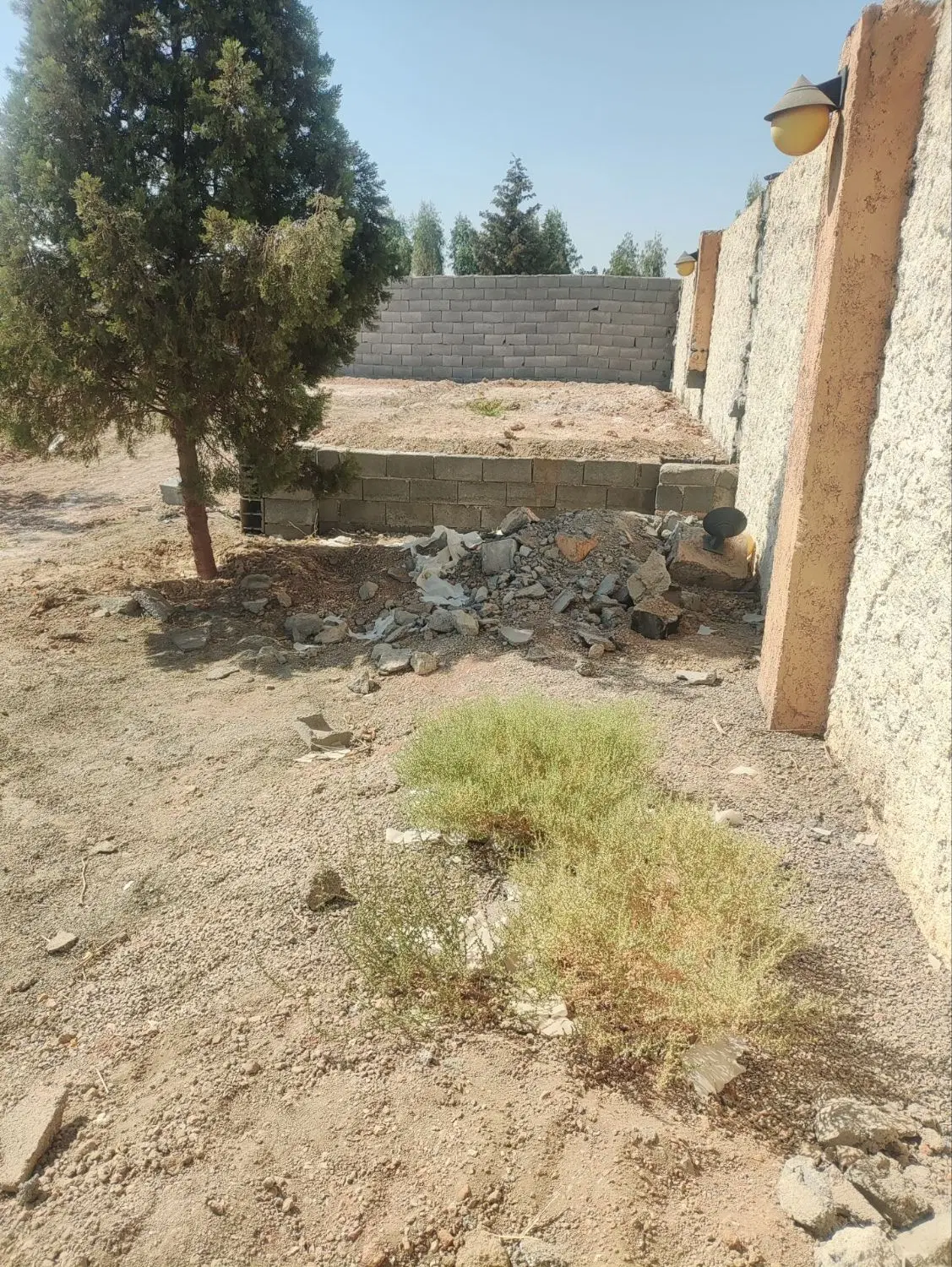 ۵۰۰ متر زمین باغی چهاردیواری
