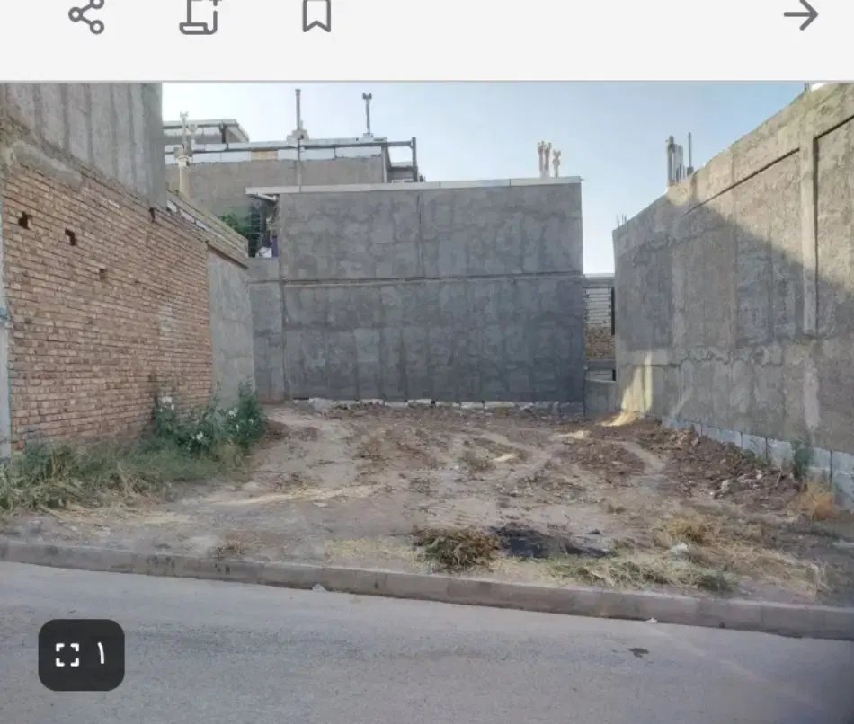 زمین 246 متر در انعام بصورت قولنامه معتبر