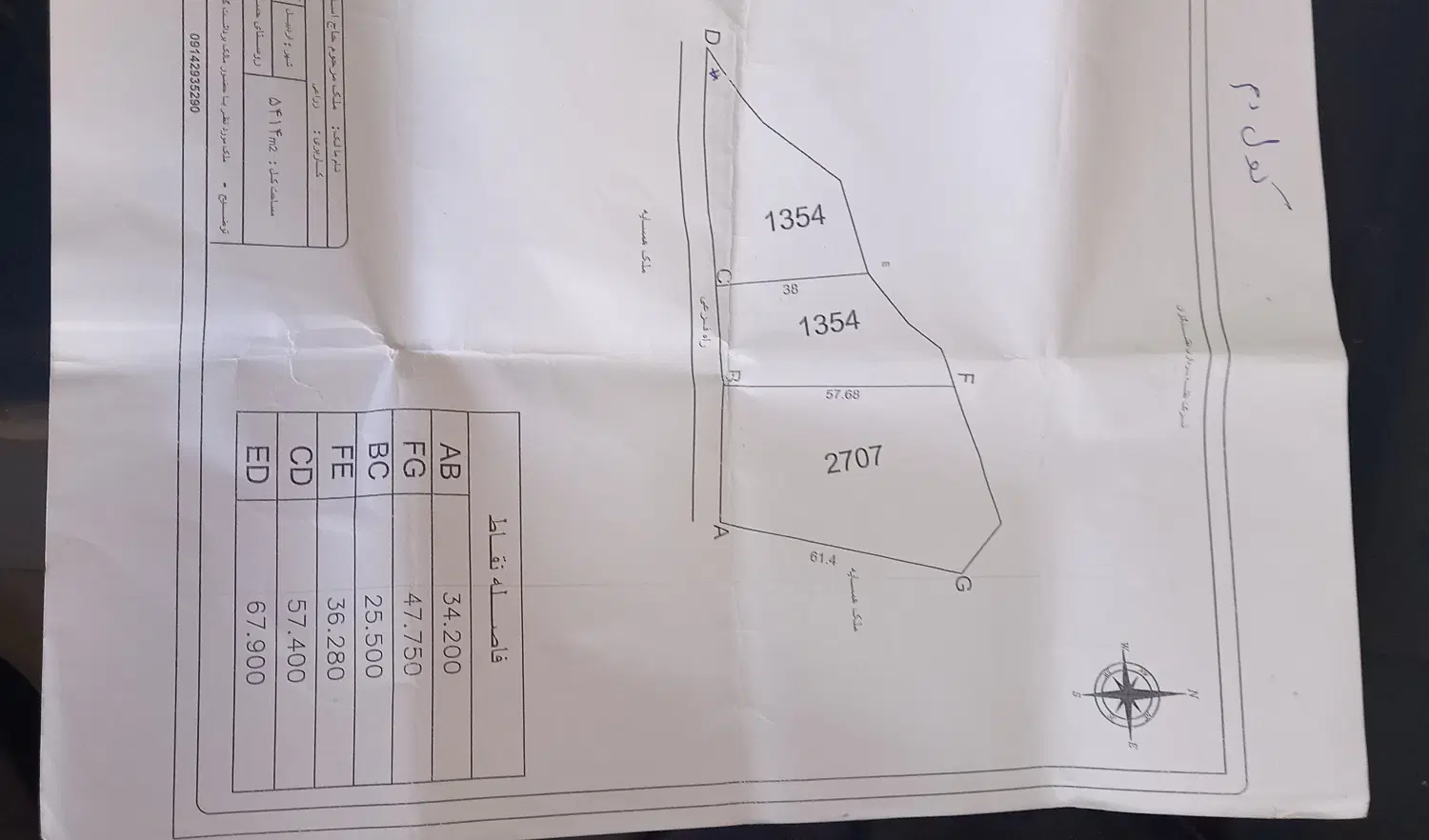 زمین مسکونی روستا حسن باروق اردبیل