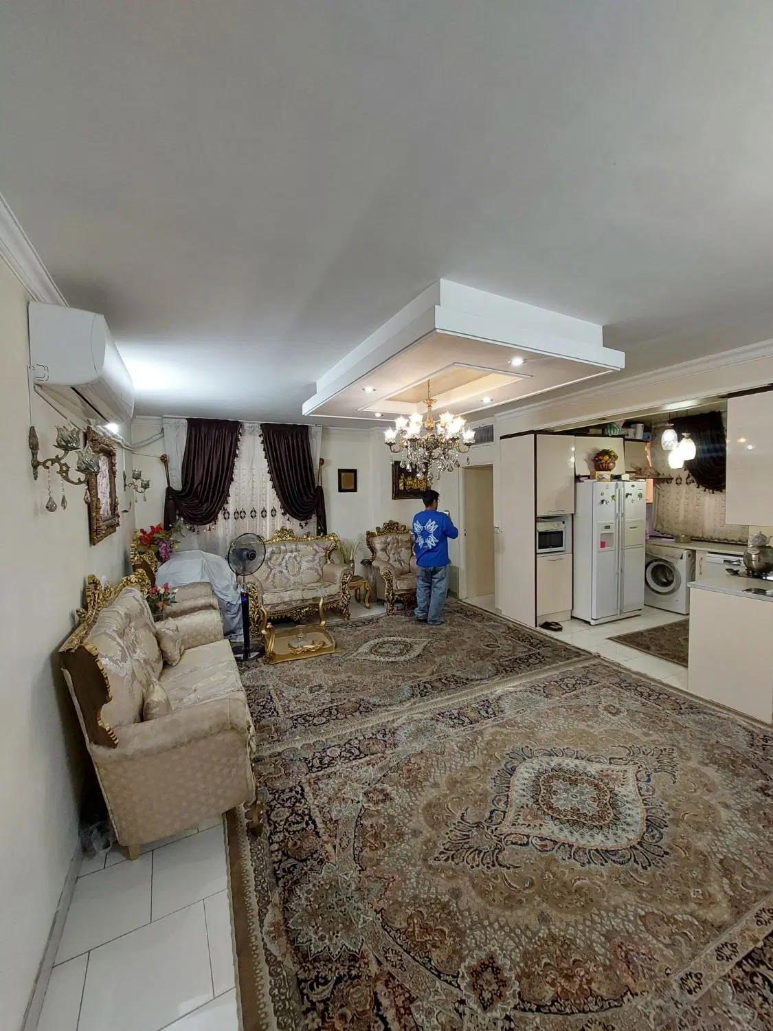 ۶۵ متر پارکینگ اسانسور دو خواب
