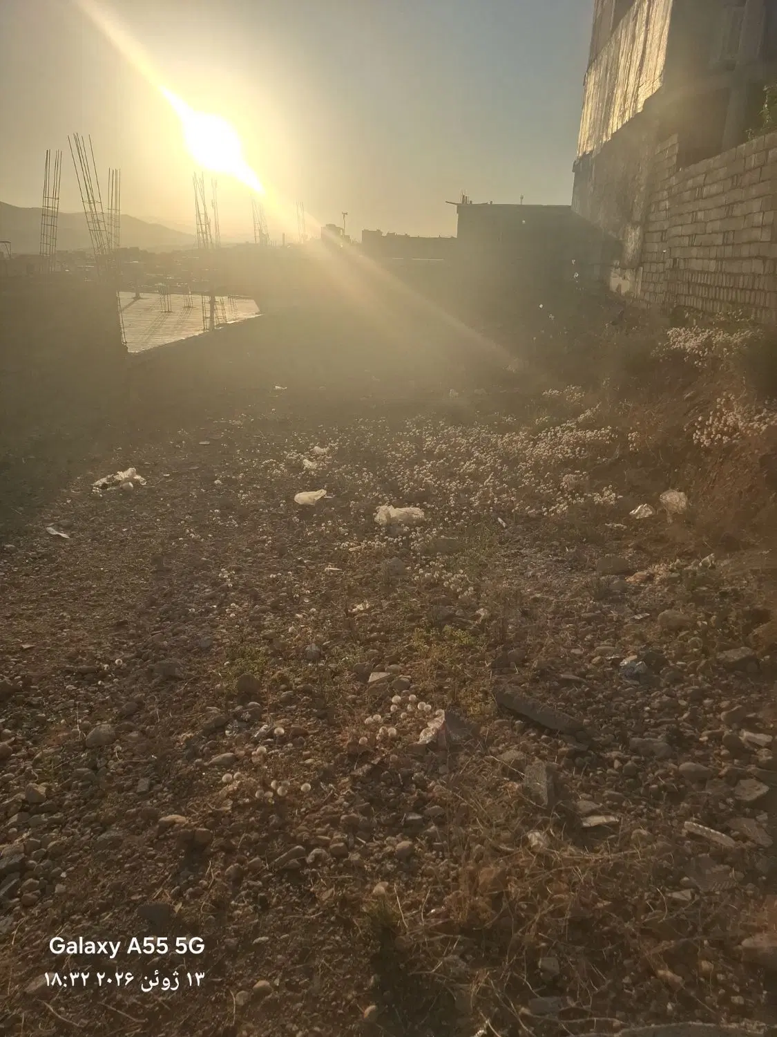 زمین بلهزار پشت دانشگاه ازاد