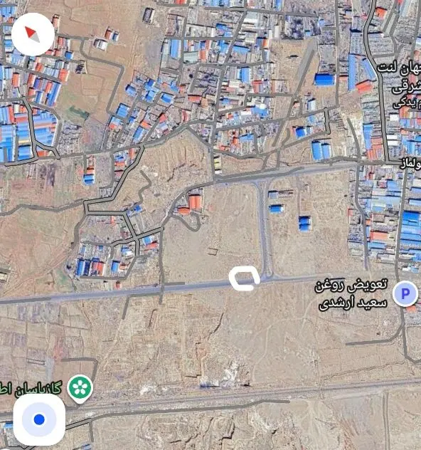 زمین تجاری 100متر بر خیابان 24 متری صنعتگران