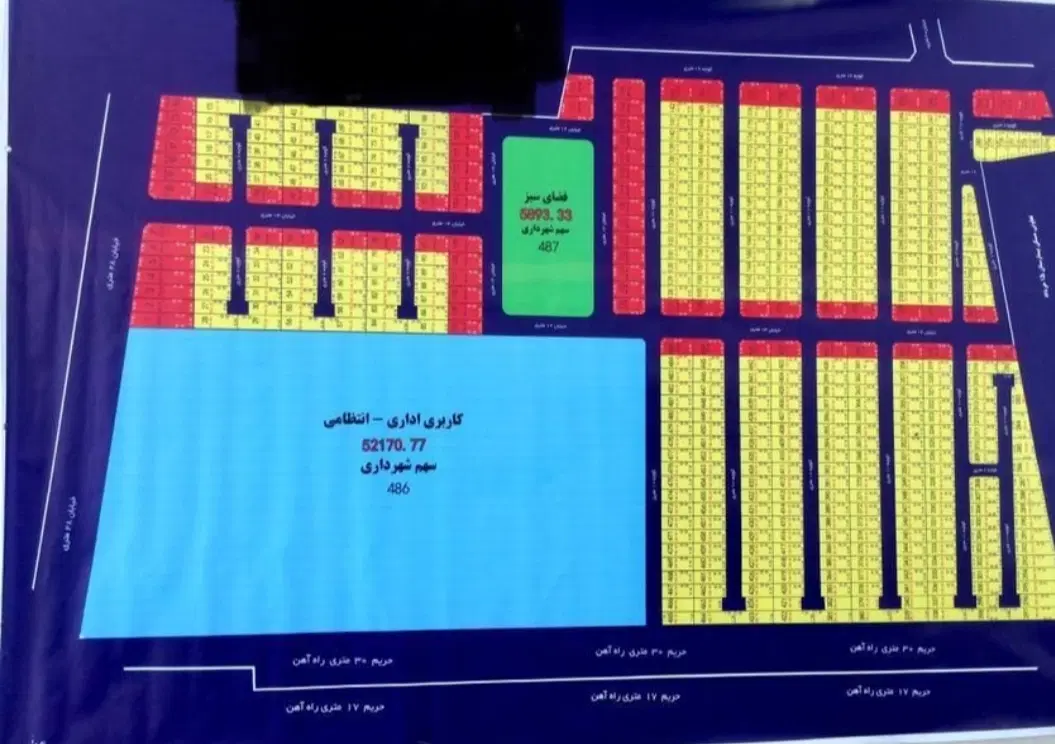 زمین مسکونی ۱۶۰ متری