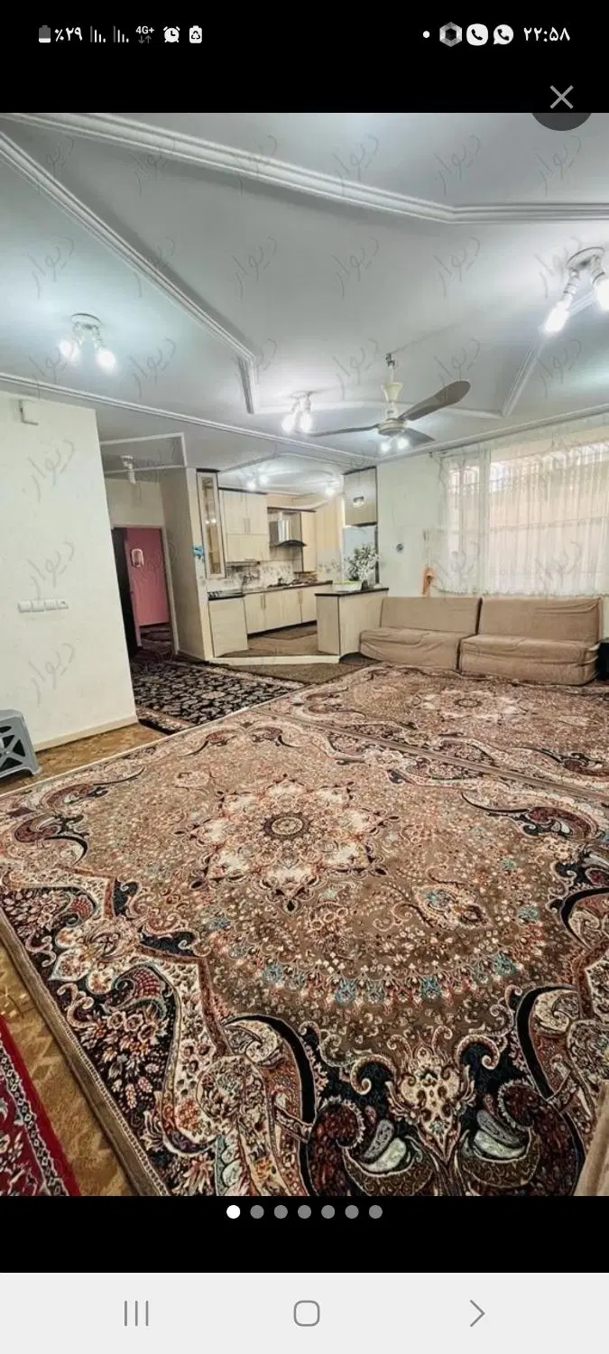 اجاره و رهن آپارتمان ۹۴متری طبقه اول کوی حافظ