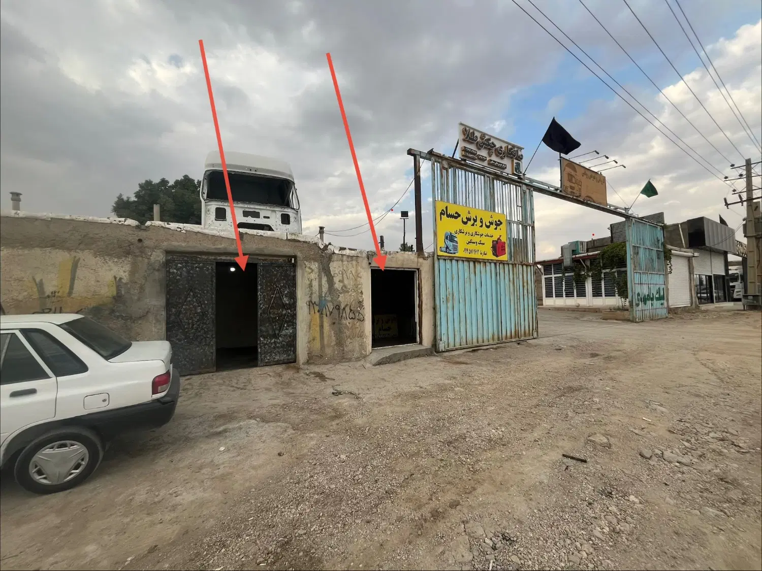اجاره دو باب مغازه در سه راه ملاوی بالاتر از مشاغل