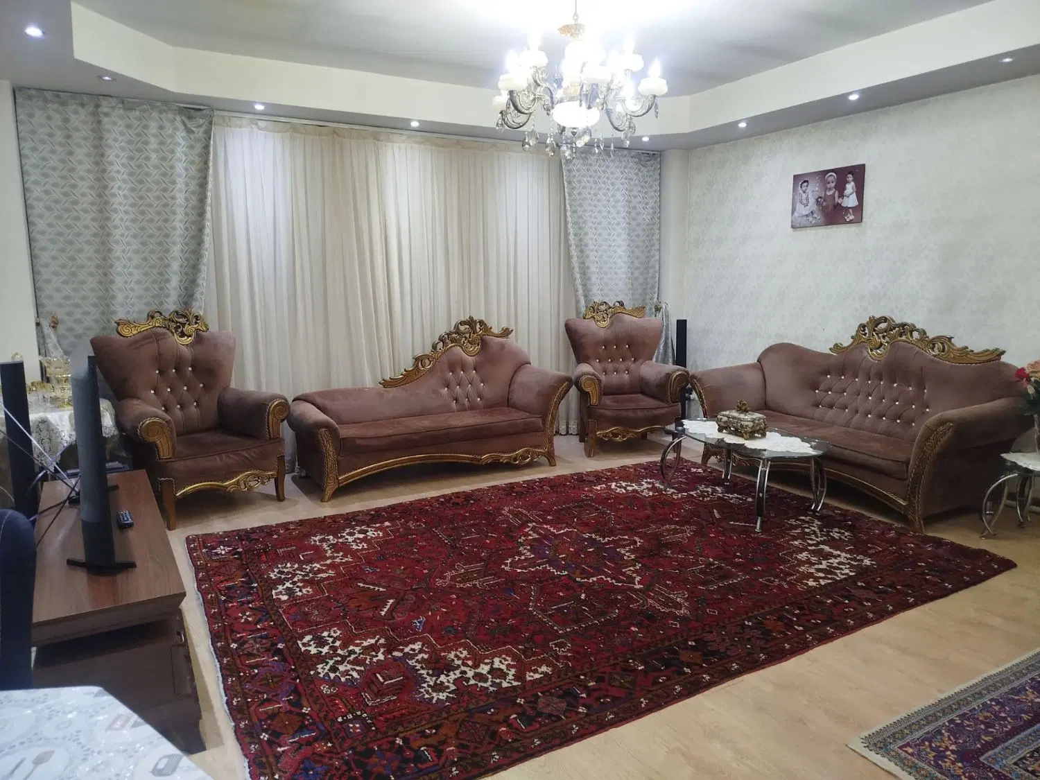 آپارتمان .دو خواب.طبقه ۴