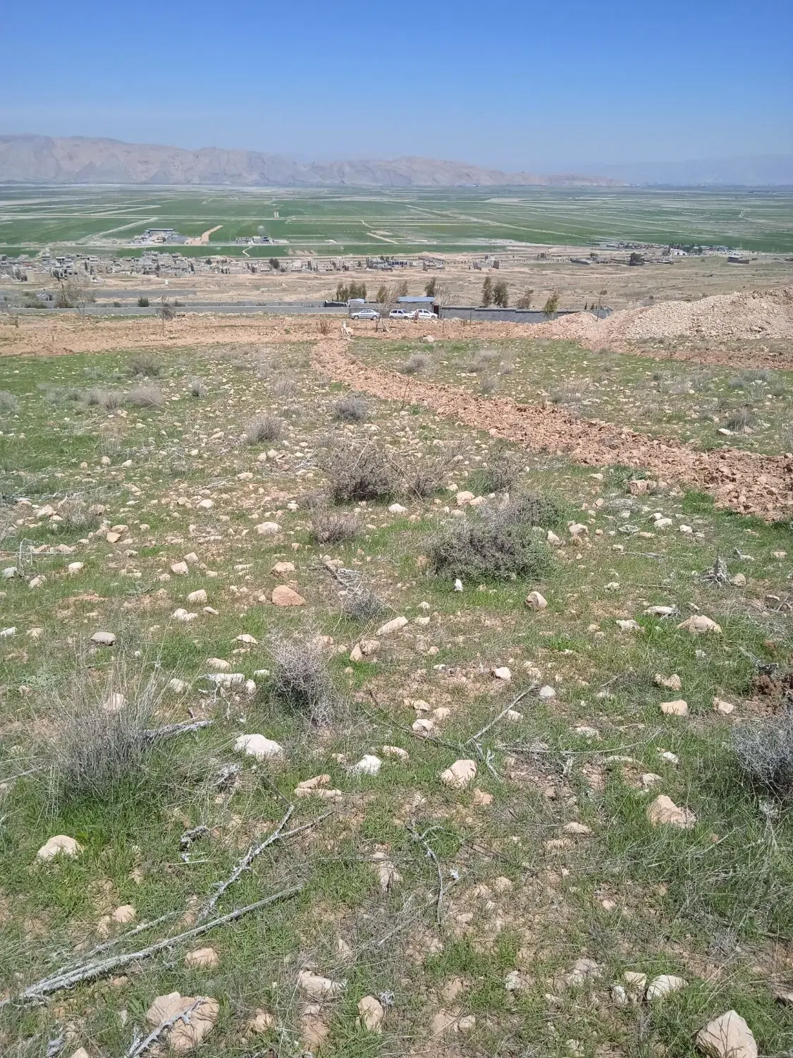 زمین باغی چاه سرخ