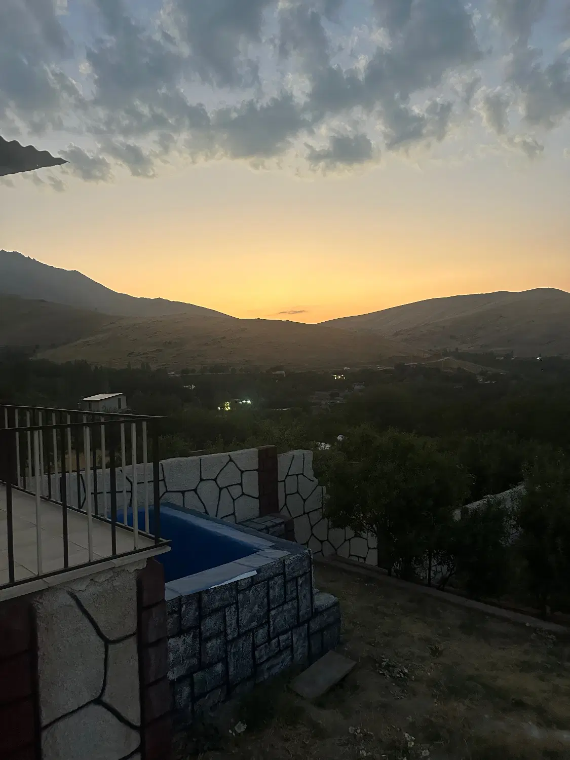 تنهاتر باغ با ماشین