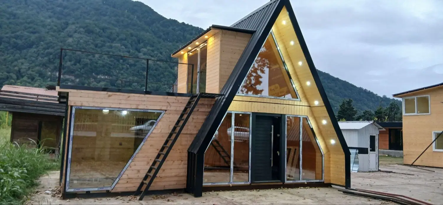 کلبه سوییسی اسکاتلندی باطراحی مدرن شخصی ساز