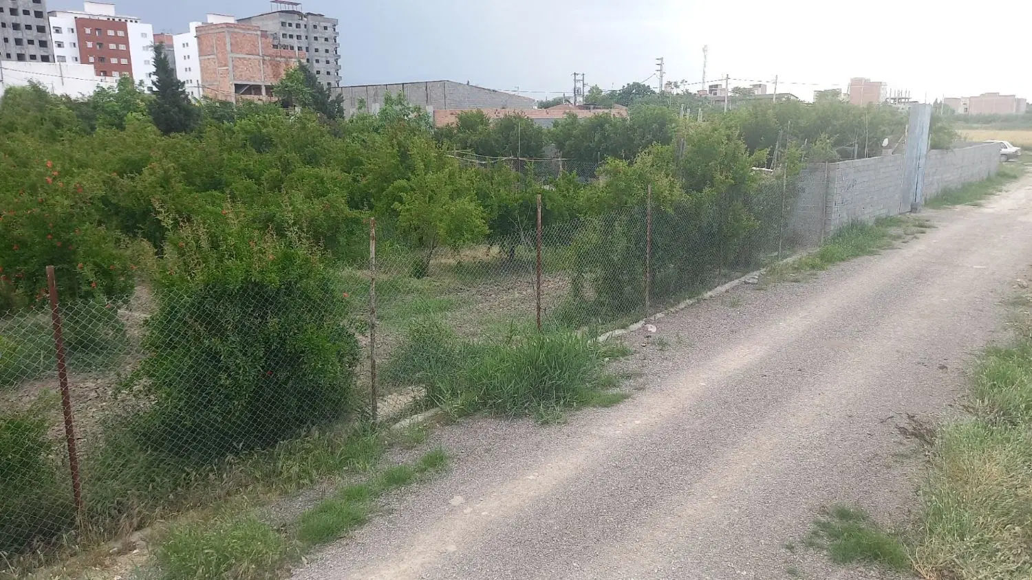 زمین۴۱۵متری دربهترین نقطه درحال رشد شهر