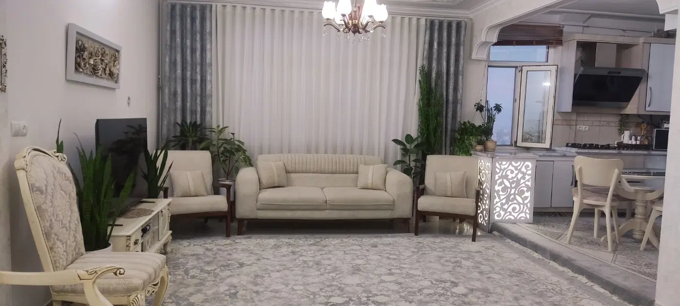 ۸۶ متر دو خوابه غرق در نور،خوش نقشه