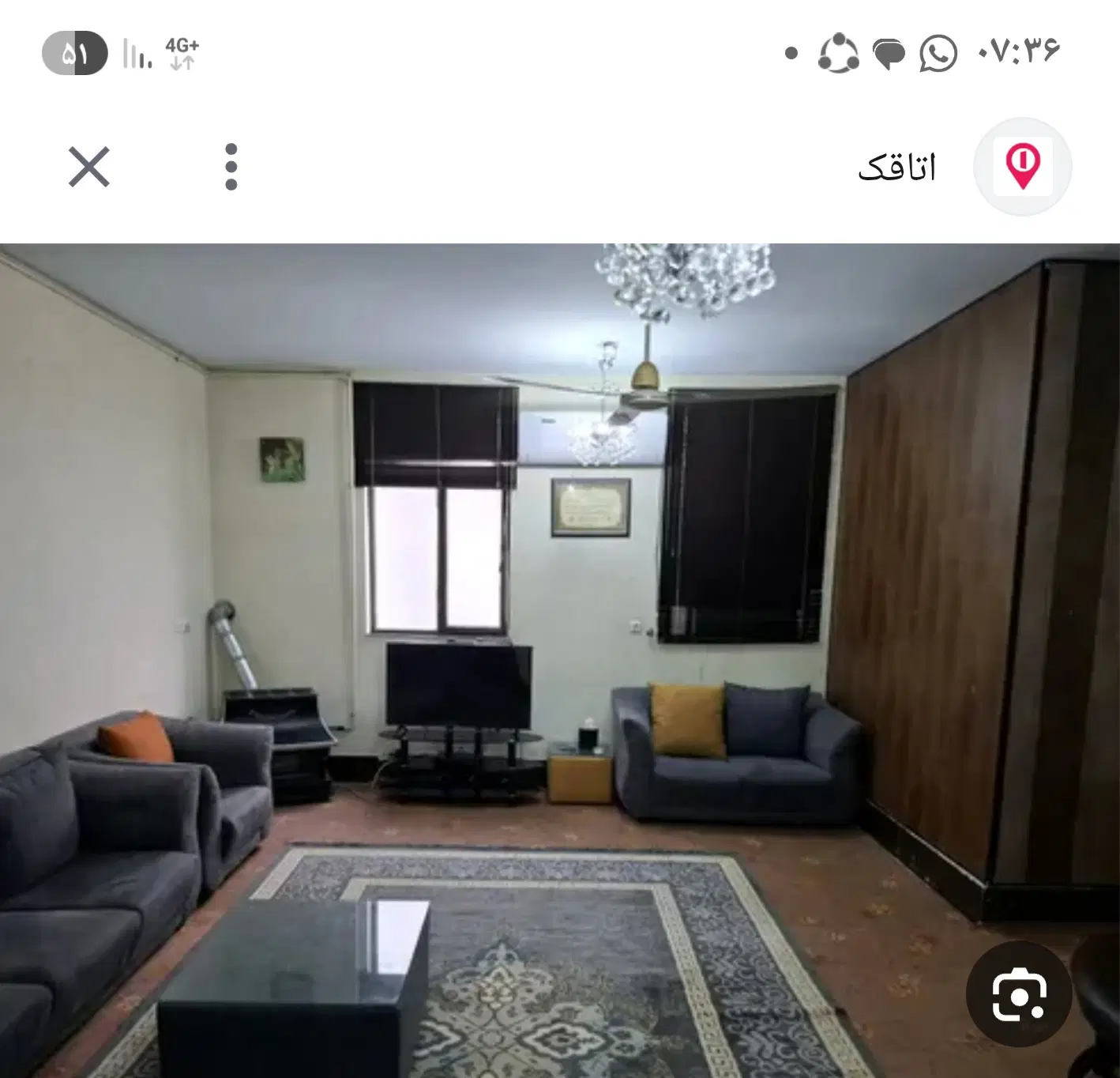 فروش اپارتمان دوخوابه خیابان پرستار شیک به روز