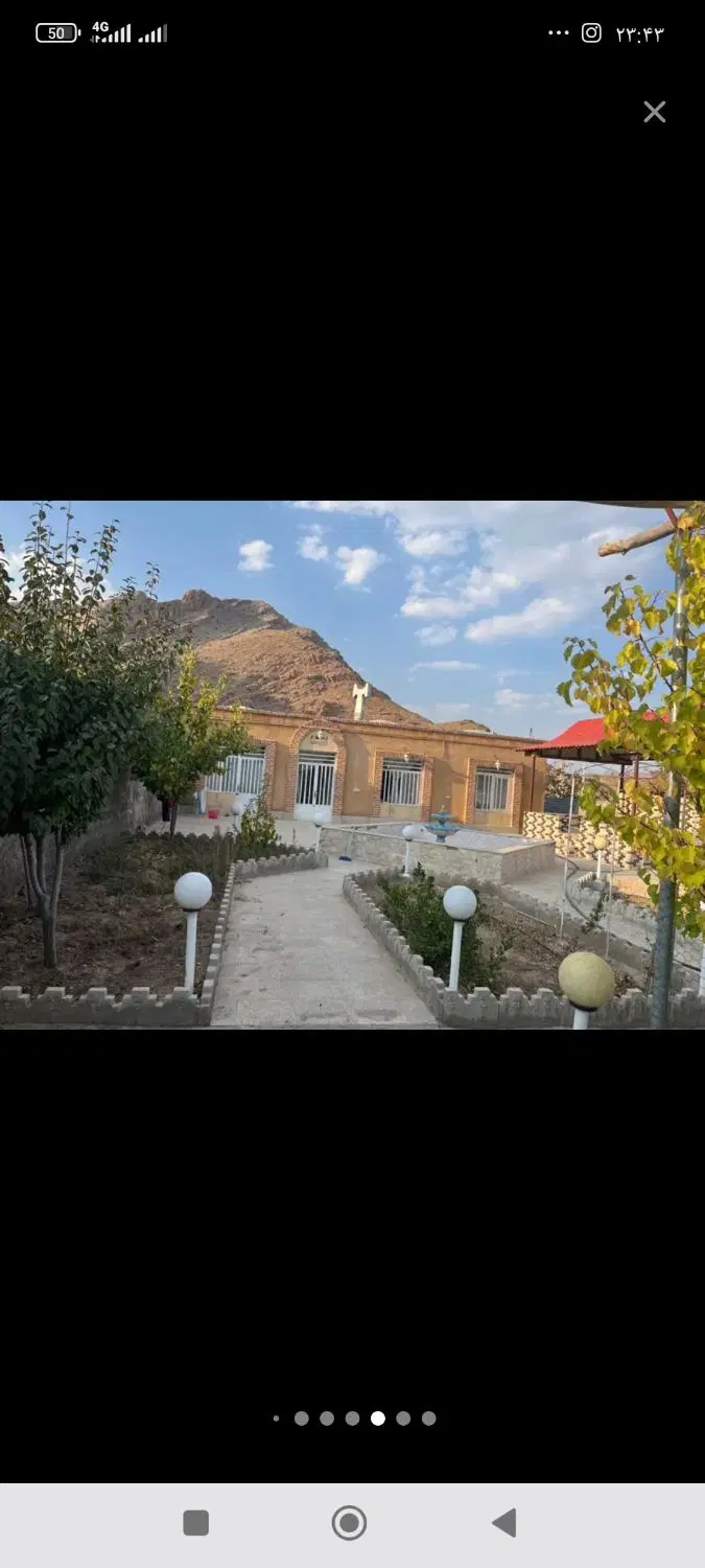 خونه باغ کوه بادومیه