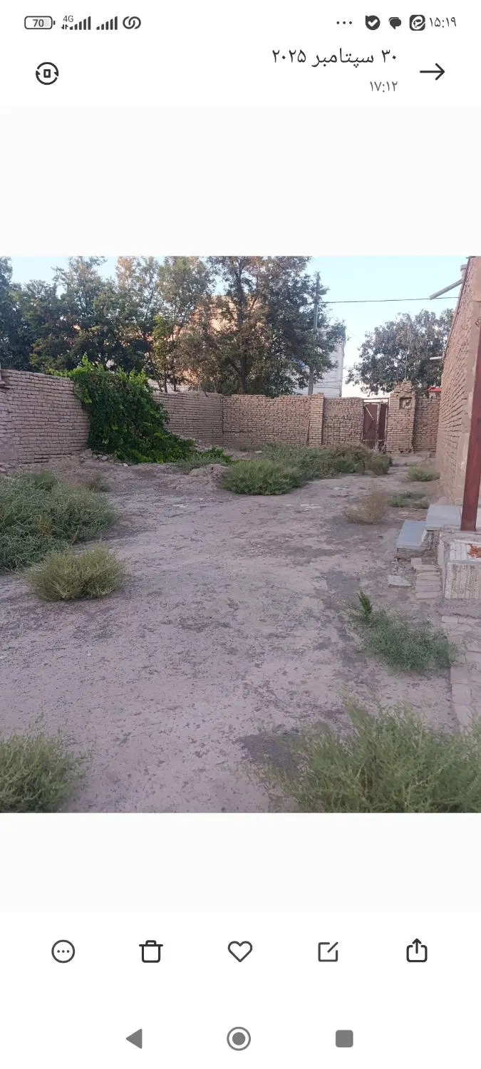 زمین مسکونی 200متری واقع در خ مصطفی خمینی